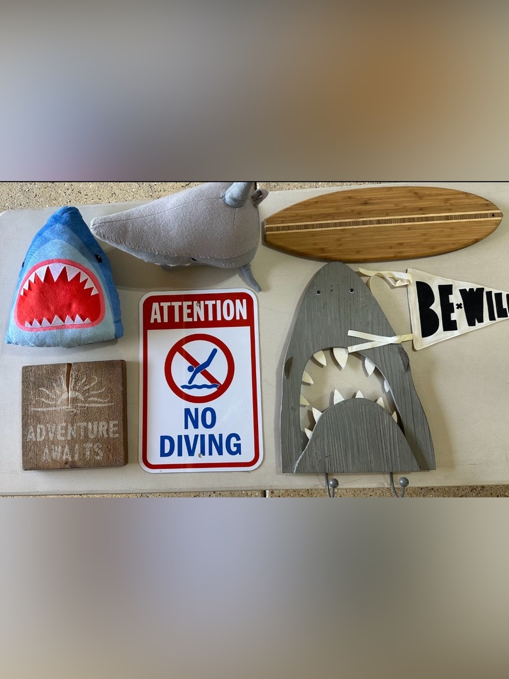Shark/Ocean themed decor / Party decor